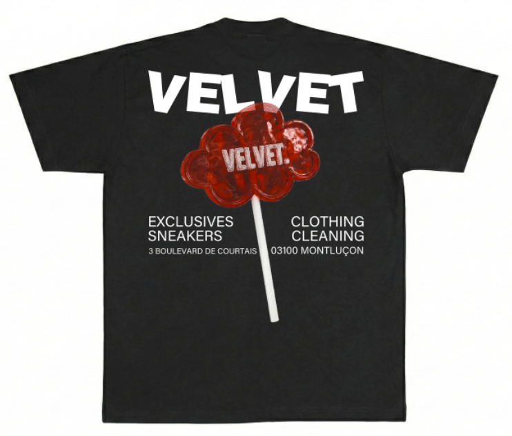 T-shirt Velvet Lollipop Edition - Black