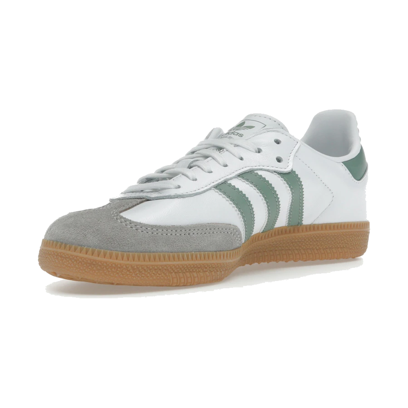 Adidas Samba OG Cloud White Silver Green