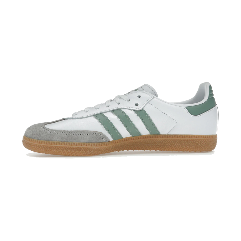 Adidas Samba OG Cloud White Silver Green