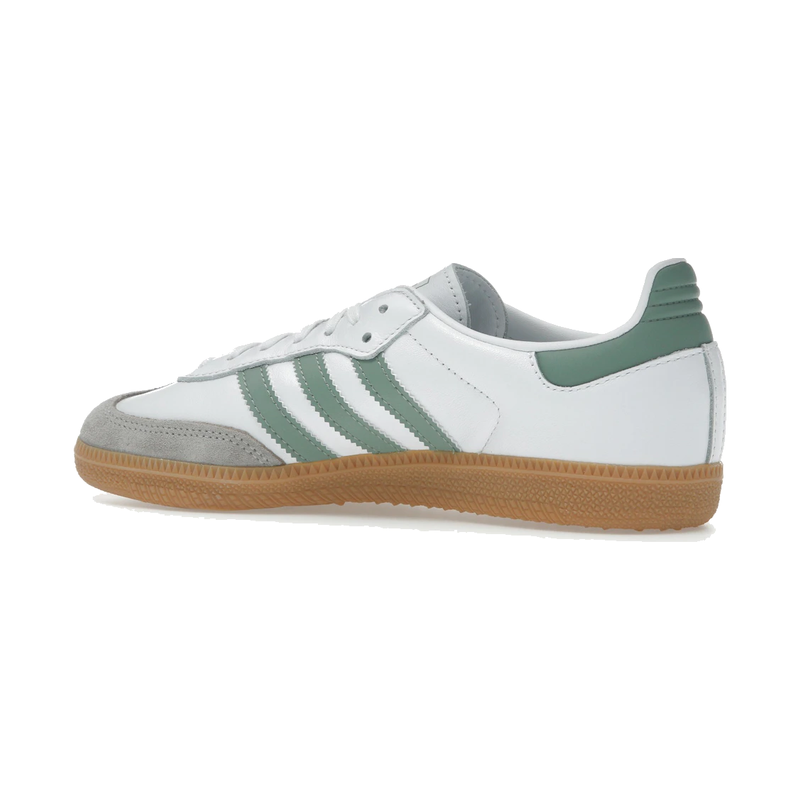 Adidas Samba OG Cloud White Silver Green