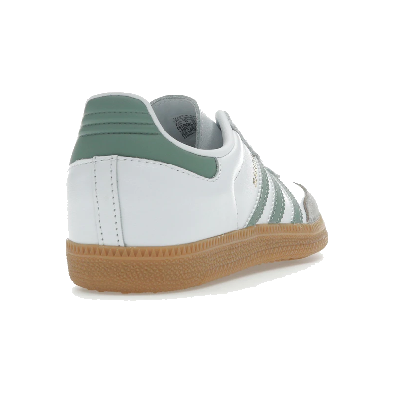 Adidas Samba OG Cloud White Silver Green